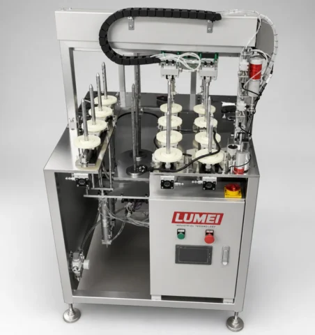 Automatic plate placement machine — equipment photograph