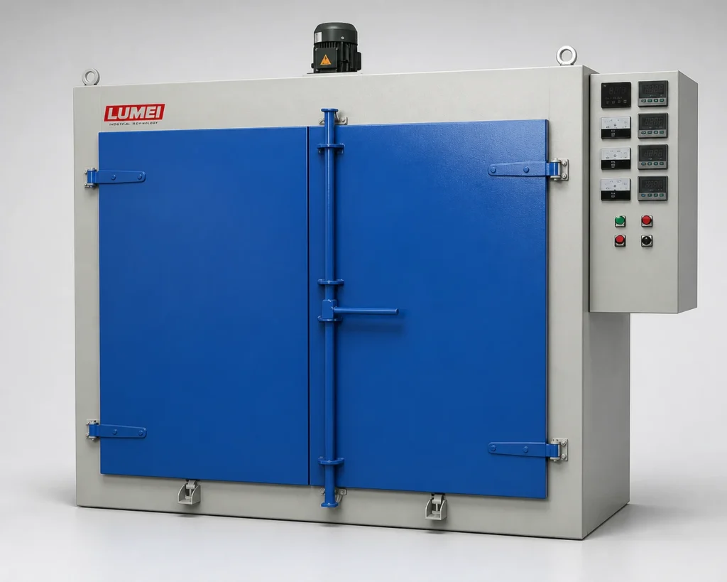 Electric hot air circulation drying furnace — equipment photograph