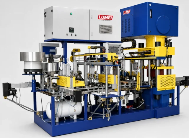 Double-pressure head full-automatic propulsion machine (68–72 stations) — equipment photograph